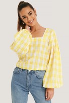 Thumbnail for your product : NA-KD Structure Check Blouse