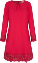 Thumbnail for your product : Yumi Long Sleeve Lace Shift Dress