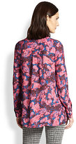 Thumbnail for your product : Thakoon Silk Floral-Print Blouse