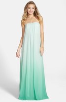 Thumbnail for your product : Erin Fetherston ERIN 'Daria' Ombré Chiffon A-Line Gown
