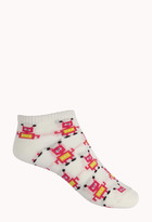 Thumbnail for your product : Forever 21 Robot Ankle Socks