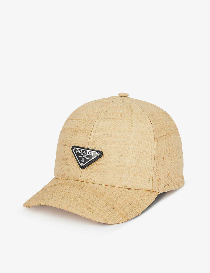 prada logo baseball cap