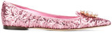 Dolce & Gabbana - slippers Belluci - women - Cuir/Sequin - 39
