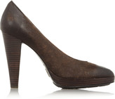 Thumbnail for your product : Frye Harlow brushed-nubuck pumps