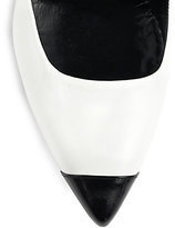 Thumbnail for your product : Pierre Hardy Leather Cap-Toe Pumps