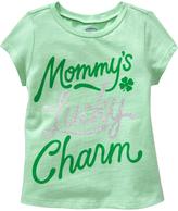 Thumbnail for your product : T&G Glitter-Graphic St. Patrick's Day Tees for Baby