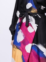 Thumbnail for your product : Stella Jean Abstract-Print Wrap Dress