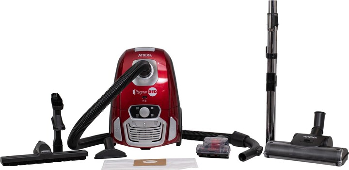 Atrix Ragnar Red Vacuum with HEPA Filtration