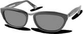 Thumbnail for your product : Marc Jacobs Black Teacup Sunglasses