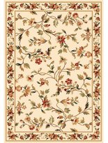 Thumbnail for your product : Cambridge Silversmiths KAS Rugs 7331 Floral Vine Area Rug, 2-Feet 3-Inch by 3-Feet 3-Inch, Ivory