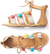 Thumbnail for your product : Gap Embroidery lace-up sandals