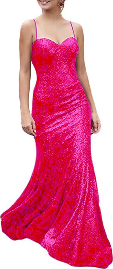 spaghetti strap scrunch details evening dress