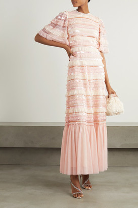 needle and thread blush gown