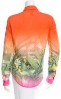 Thumbnail for your product : Class Roberto Cavalli Tropical Print Button-Up Blouse