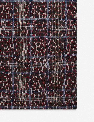 Saint Laurent Leopard-print silk scarf
