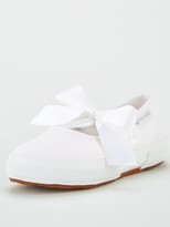 Thumbnail for your product : Superga Girls 2557 Cotj Bow Plimsoll Pump