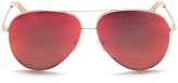 Thumbnail for your product : Victoria Beckham 'Classic Victoria' mirror aviator sunglasses