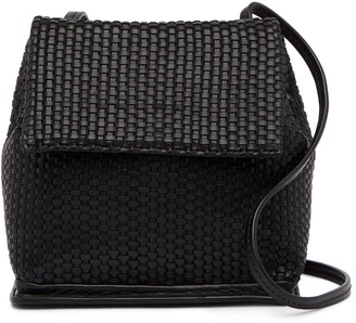 Christopher Kon Mini Weave Leather Crossbody Bag