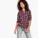 Pepe Jeans Checked Shirt with Frayed  