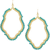 Thumbnail for your product : Nakamol Wire-Wrapped Magnesite Pendant Earrings, Turquoise