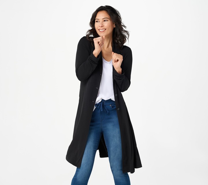 susan graver liquid knit duster