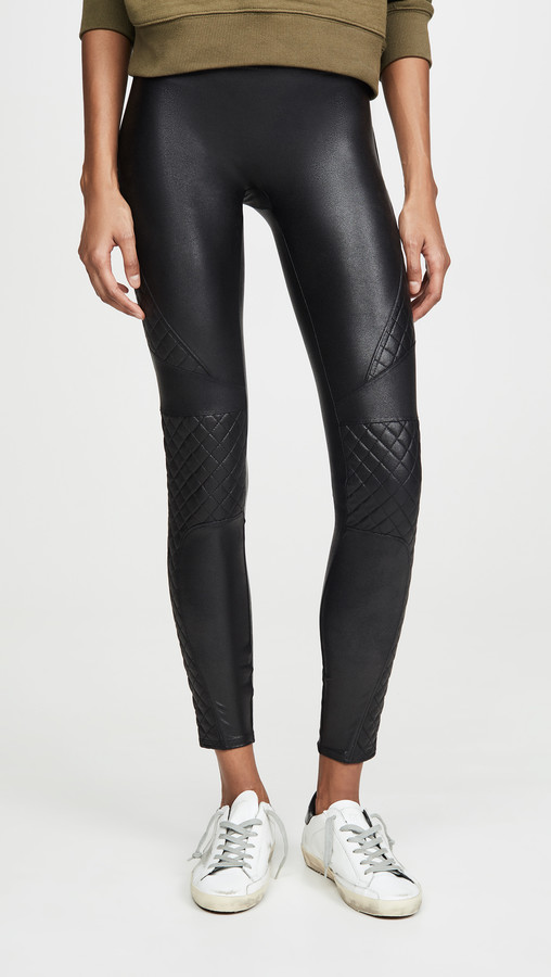 spanx leather trousers