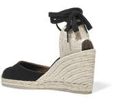 Thumbnail for your product : Castaner Carina Canvas Wedge Espadrilles - Black