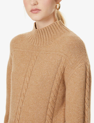 KHAITE Maude cable-knit cashmere jumper