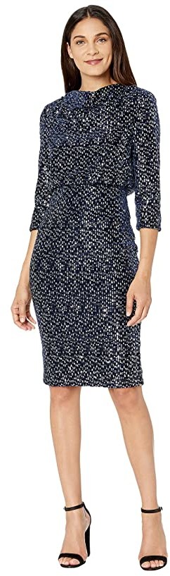 astr the label lace midi dress red