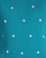 Thumbnail for your product : Lipsy Flower Gem Detail Jumper