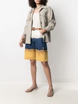 Thumbnail for your product : Alberta Ferretti Oceanic Tie Dye Bermuda Shorts