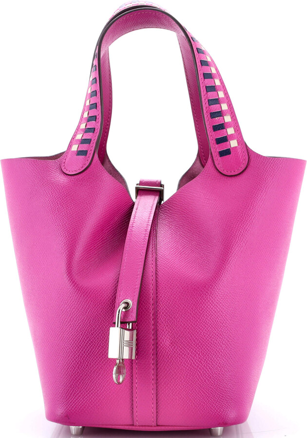 Hermes Picotin Lock Bag Tressage Epsom PM