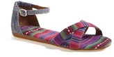 Thumbnail for your product : Toms 'Correa' Ankle Strap Flat Sandal