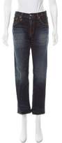 Thumbnail for your product : R 13 Mid-Rise Straight Leg Jeans