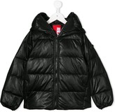 Thumbnail for your product : AI Riders On The Storm Textured Puffer Jacket