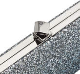 Thumbnail for your product : Jimmy Choo CELESTE/S Silver and Blue Fireball Glitter Dégradé Fabric Clutch Bag with Cube Clasp