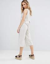 Thumbnail for your product : Vila Tie Back Stripe Top Co-Ord