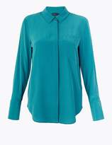 Thumbnail for your product : AutographMarks and Spencer Pure Silk Long Sleeve Shirt