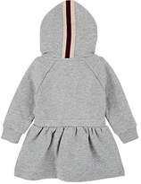Thumbnail for your product : Gucci Infants' Bow-Embroidered Cotton Hooded Dress - Gray
