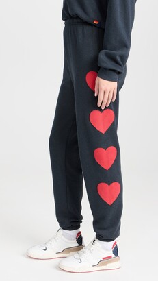 Aviator Nation Heart Stitch Sweatpants - ShopStyle Activewear Pants