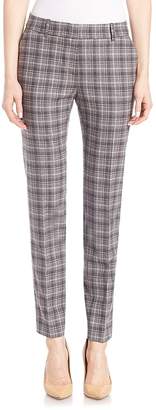 Peserico Women's Plaid Ankle Pants