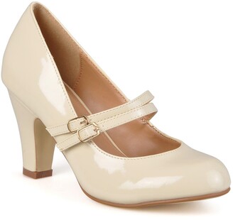 Journee Collection Wendy Patent Mary Jane Pump