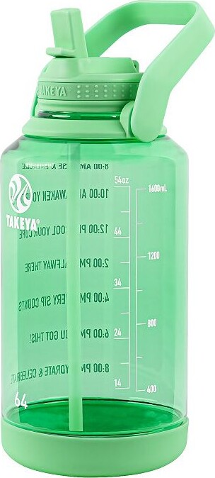 Takeya Tritan 64-oz. Straw Motivational Water Bottle