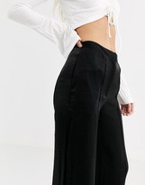 Thumbnail for your product : UNIQUE21 relaxed wide leg trousers in shimmer co-ord