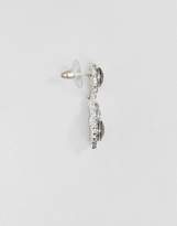 Thumbnail for your product : Johnny Loves Rosie Statement Earrings With Grey Gem Detail