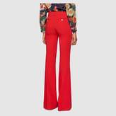 Thumbnail for your product : Gucci Stretch viscose flare pant
