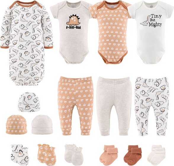 The Peanut Shell ThePeanutshellTinyDino16-PieceLayetteGiftSet