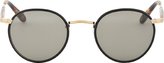 Thumbnail for your product : Wilson Garrett Leight Matte Black & Brown Spotted Tortoise Sunglasses