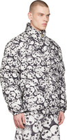 Thumbnail for your product : ERL Black Skull Down Jacket