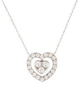 Thumbnail for your product : Tiffany & Co. Platinum Diamond Heart Pendant Necklace